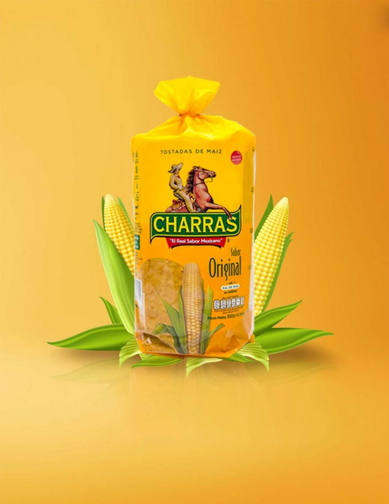 Diseño render Tostadas Charras